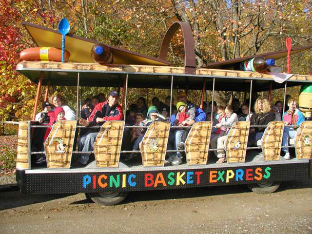 picnic basket express ride with campers